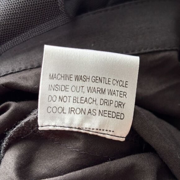 Basil and Maude Anthropologie Sheer Floral Embellished Skirt Black Size 8 E141 - Picture 9 of 10